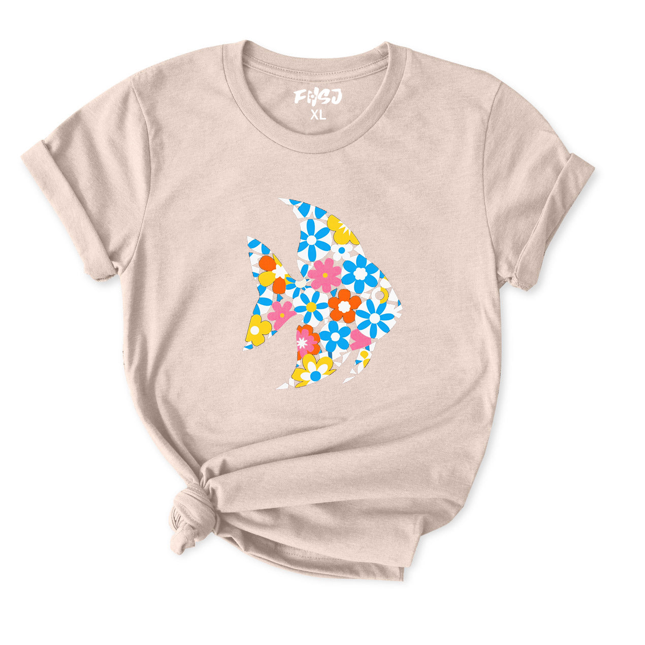 Floral fish T-Shirt for Women