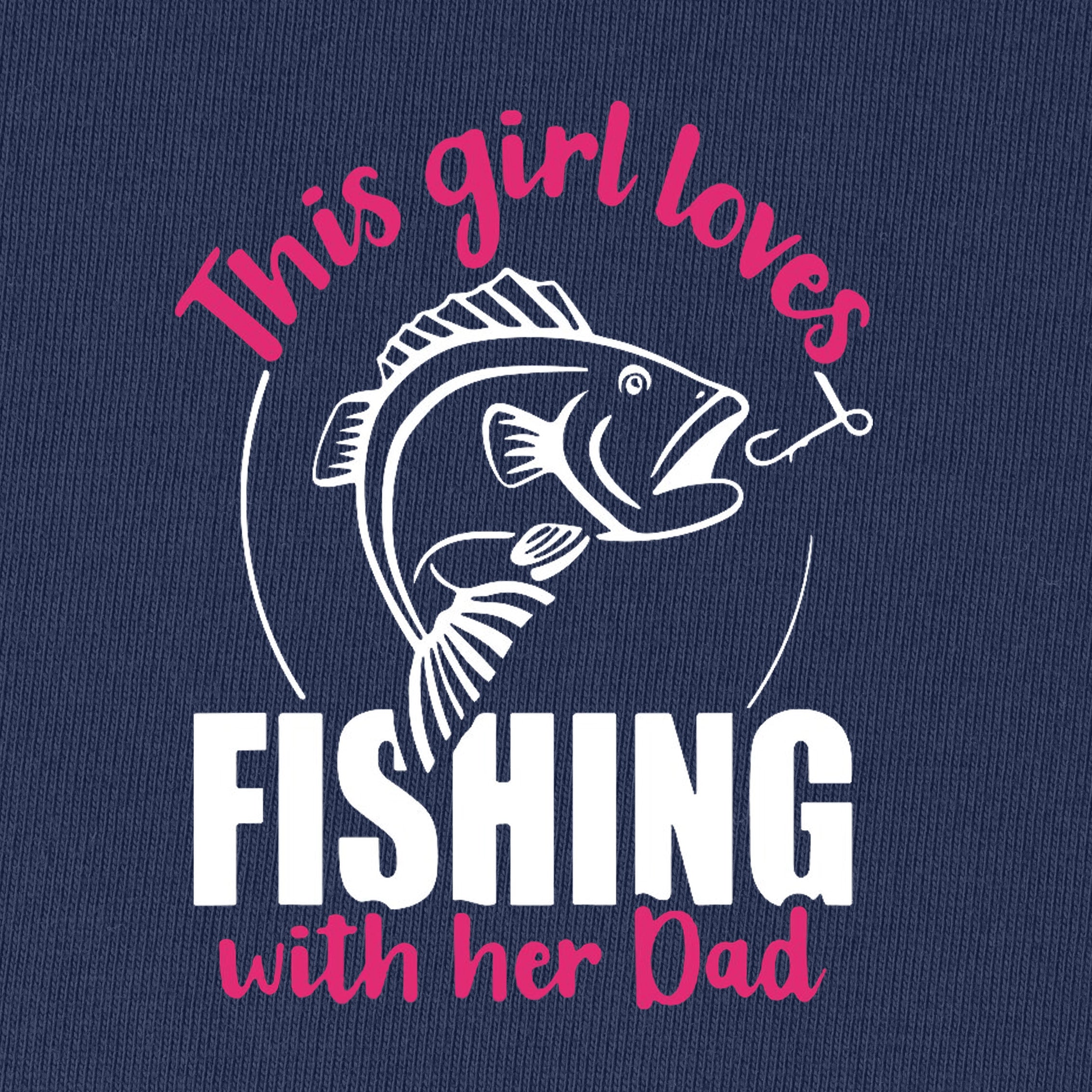 This Girl Love Fishing with Her Dad T-Shirt for Women