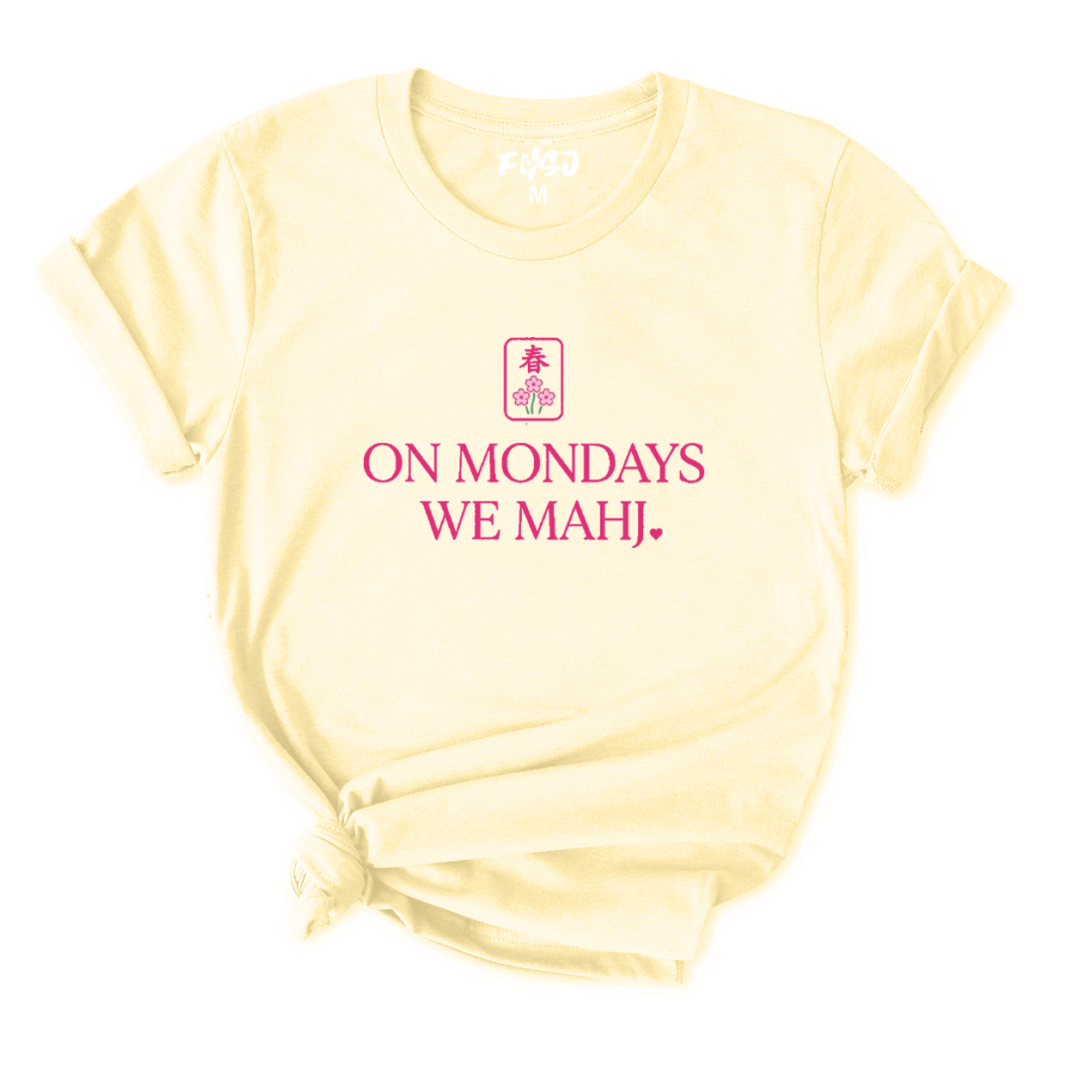On Mondays We Mahjong T-Shirt for Women