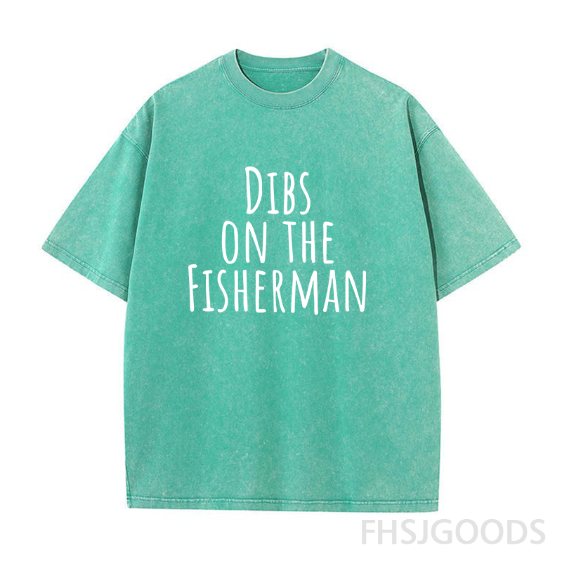 Dibs on The Fisherman Unisex Distressed T-Shirt