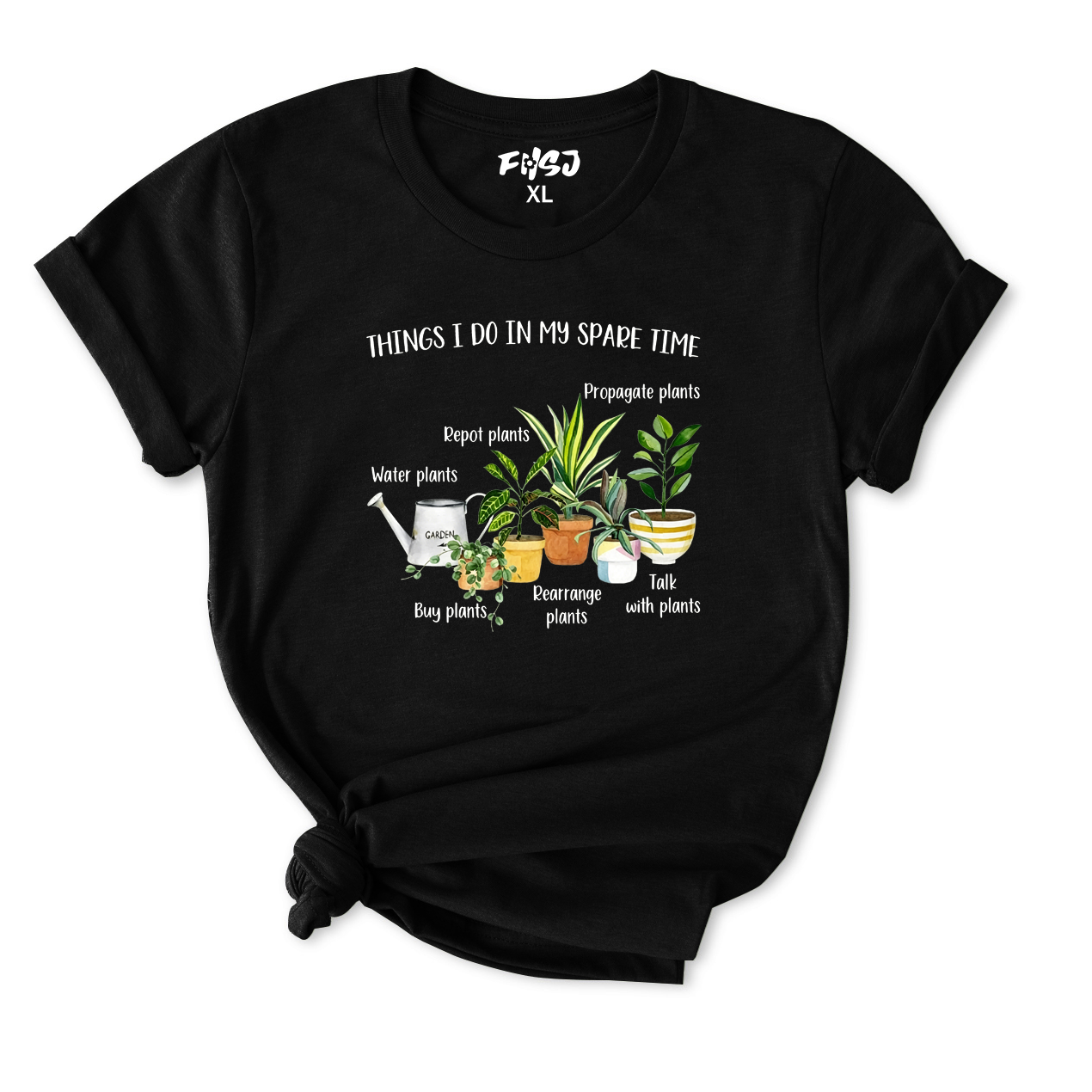 Things I Do in My Spare Time Plants T-Shirt for Women