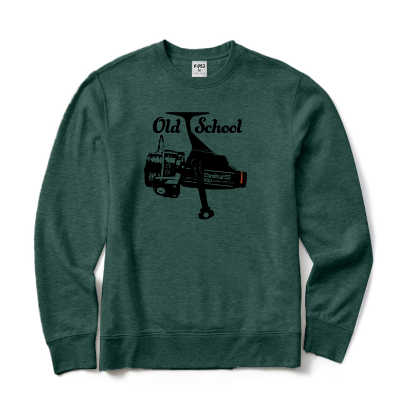 Cardinal 55 Fishing Reel Crewneck Sweatshirt
