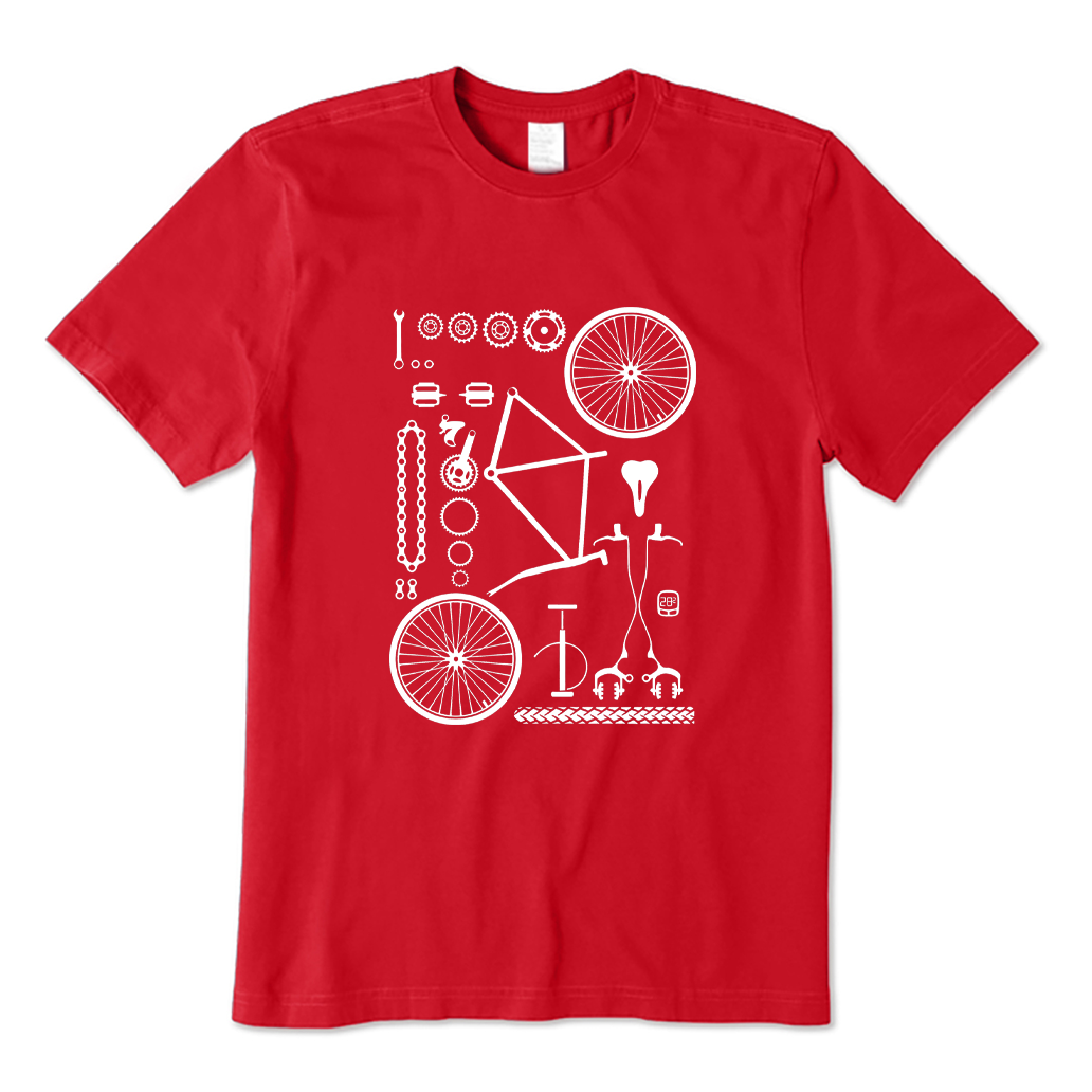 Bike Build Cycling T-shirt