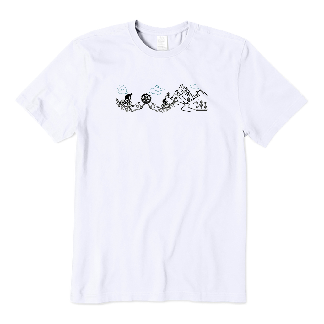Mountain Bikers Cycling T-Shirt
