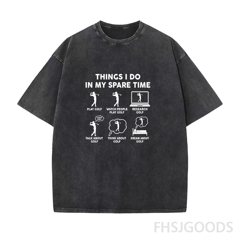 Funny Golf Lover Unisex Distressed T-Shirt