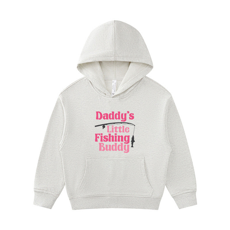 Daddy's Little Fishing Buddy Kid's Hoodie
