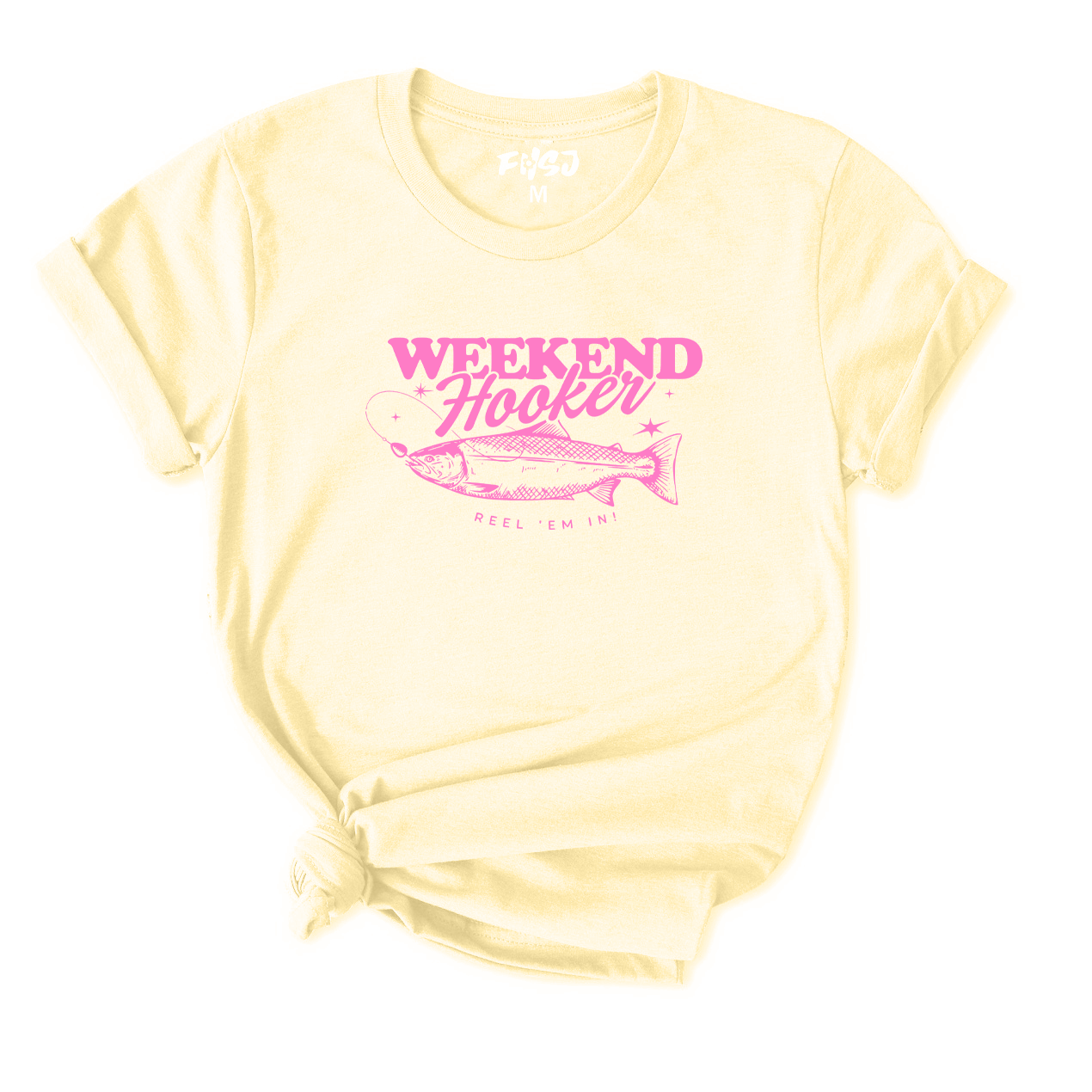 Weekend Hooker Fishing T-Shirt for Women