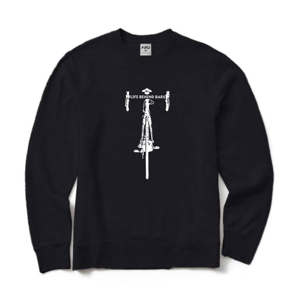 Funny Cyclist Life Behind Bars Crewneck Sweatshirt