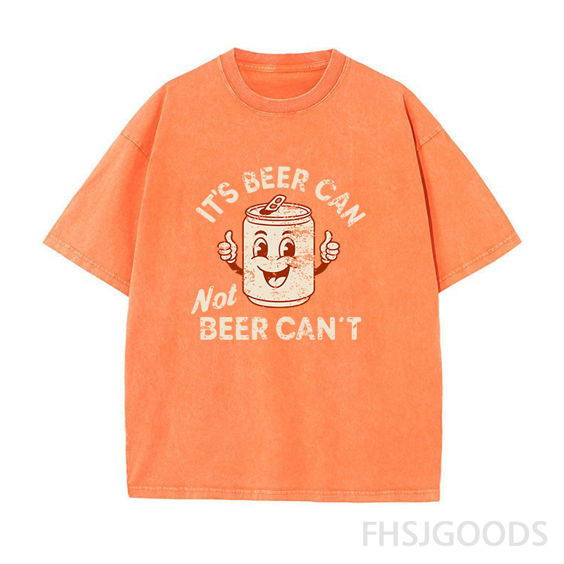 It's Beer Can Not Beer Can't Unisex Distressed T-Shirt