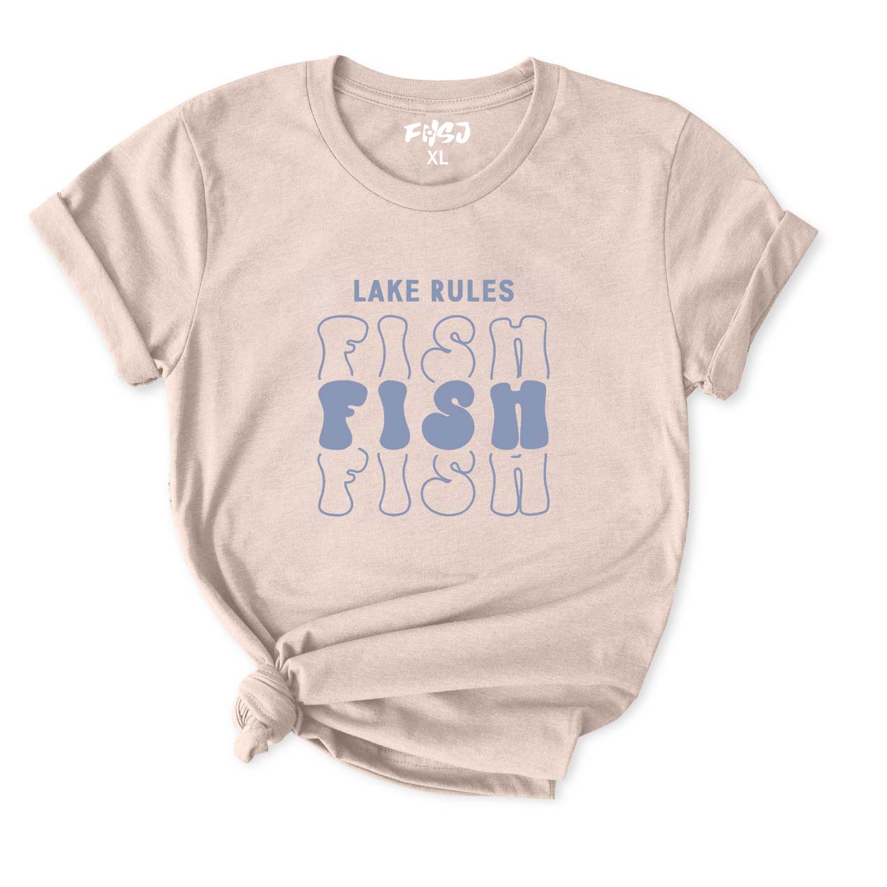 Lake Rules Fish T-Shirt for Women