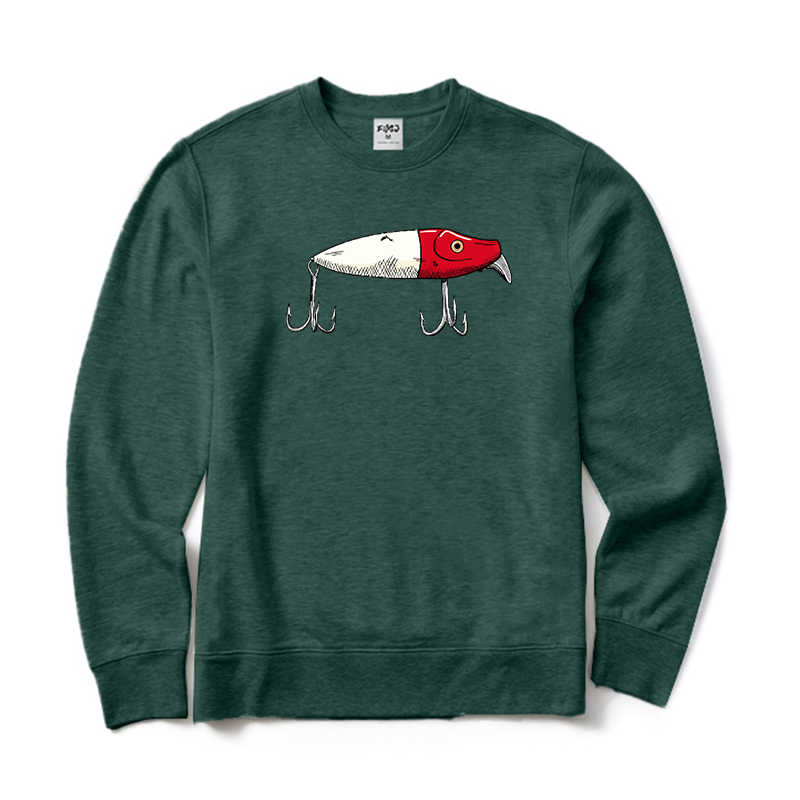 Vintage Fishing Lure Crewneck Sweatshirt