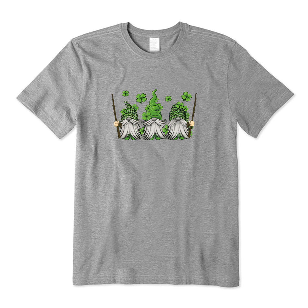 St Patrick's Day Gnomes Fishing T-Shirt