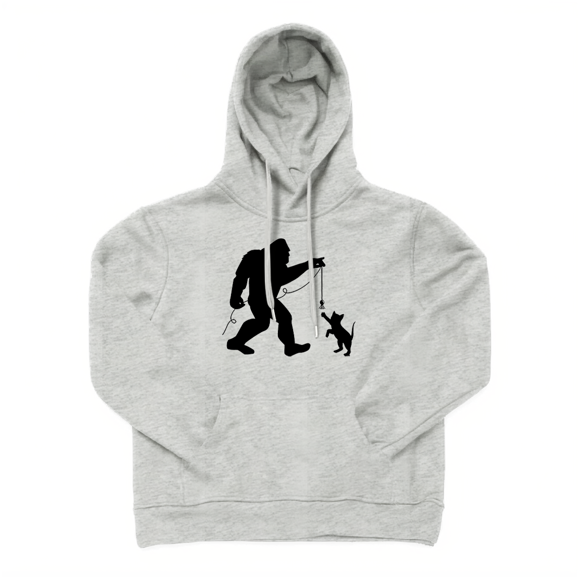 Bigfoot and Kitten Hoodie