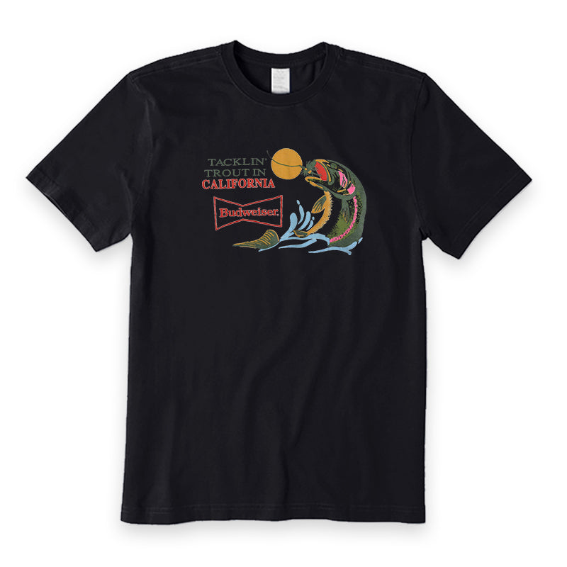 Vintage Budweiser California Trout T-Shirt