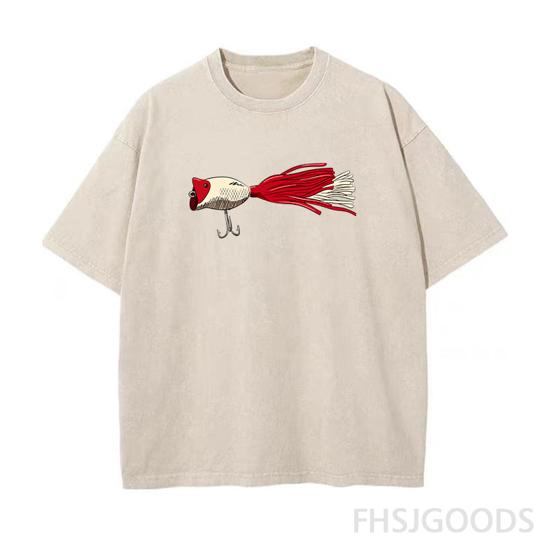 Fishing Lure Unisex Distressed T-Shirt
