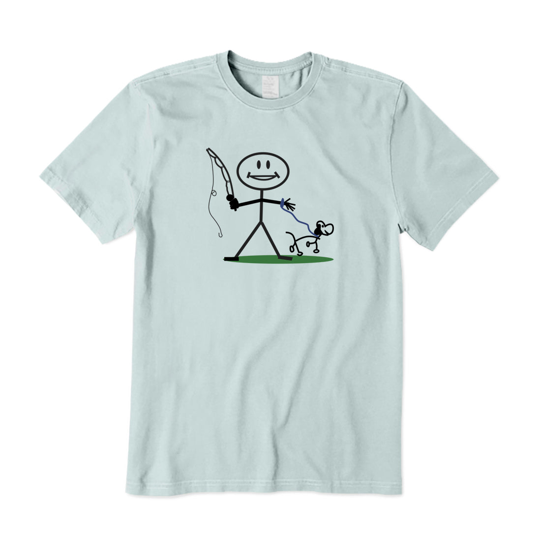 Go Fishing With My Dog T-Shirt