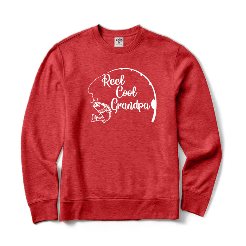 Reel Cool Grandpa Crewneck Sweatshirt