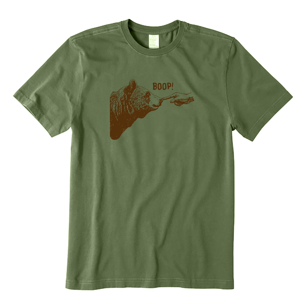 Boop Bear Finger Touching Nose T-Shirt