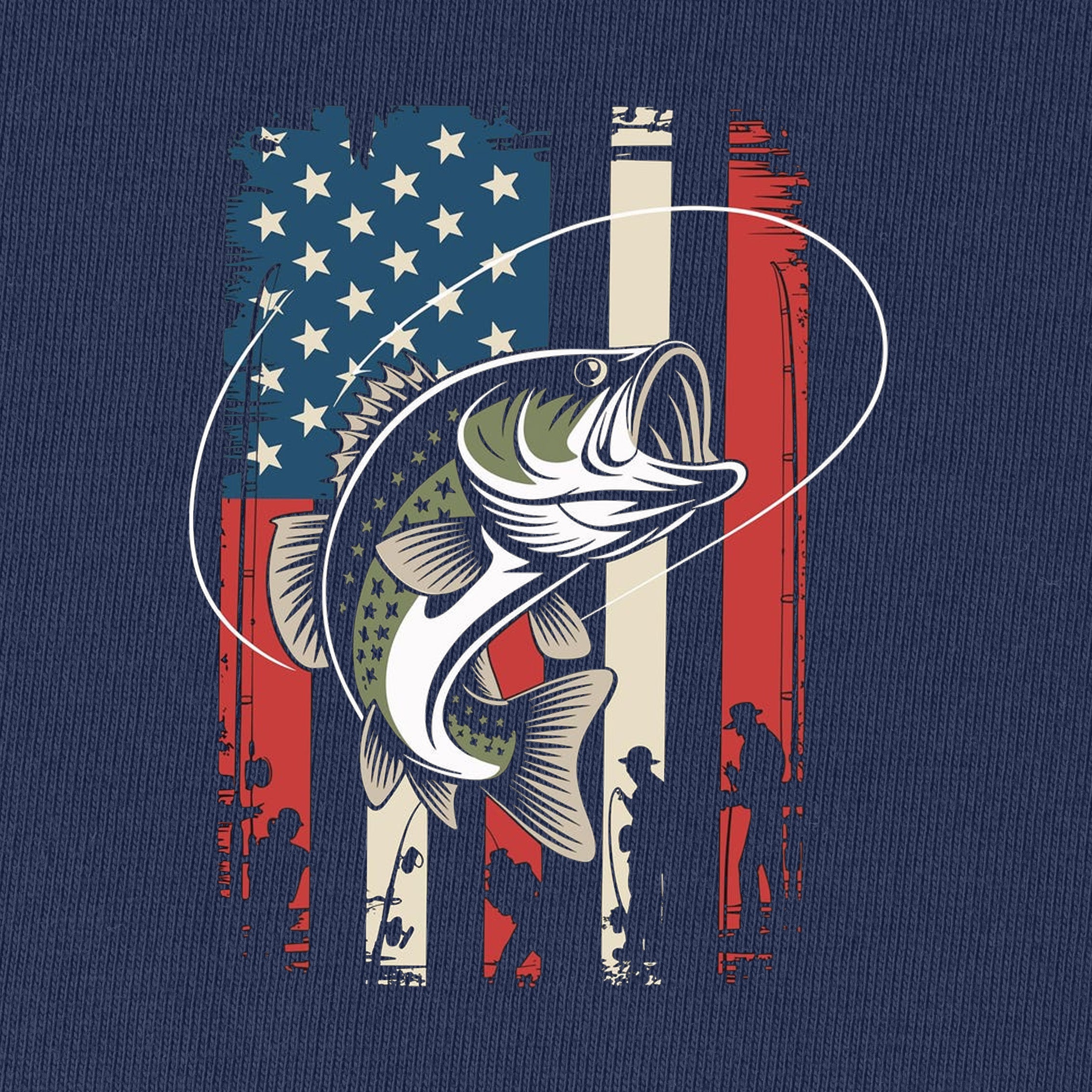 American Flag Fish T-Shirt