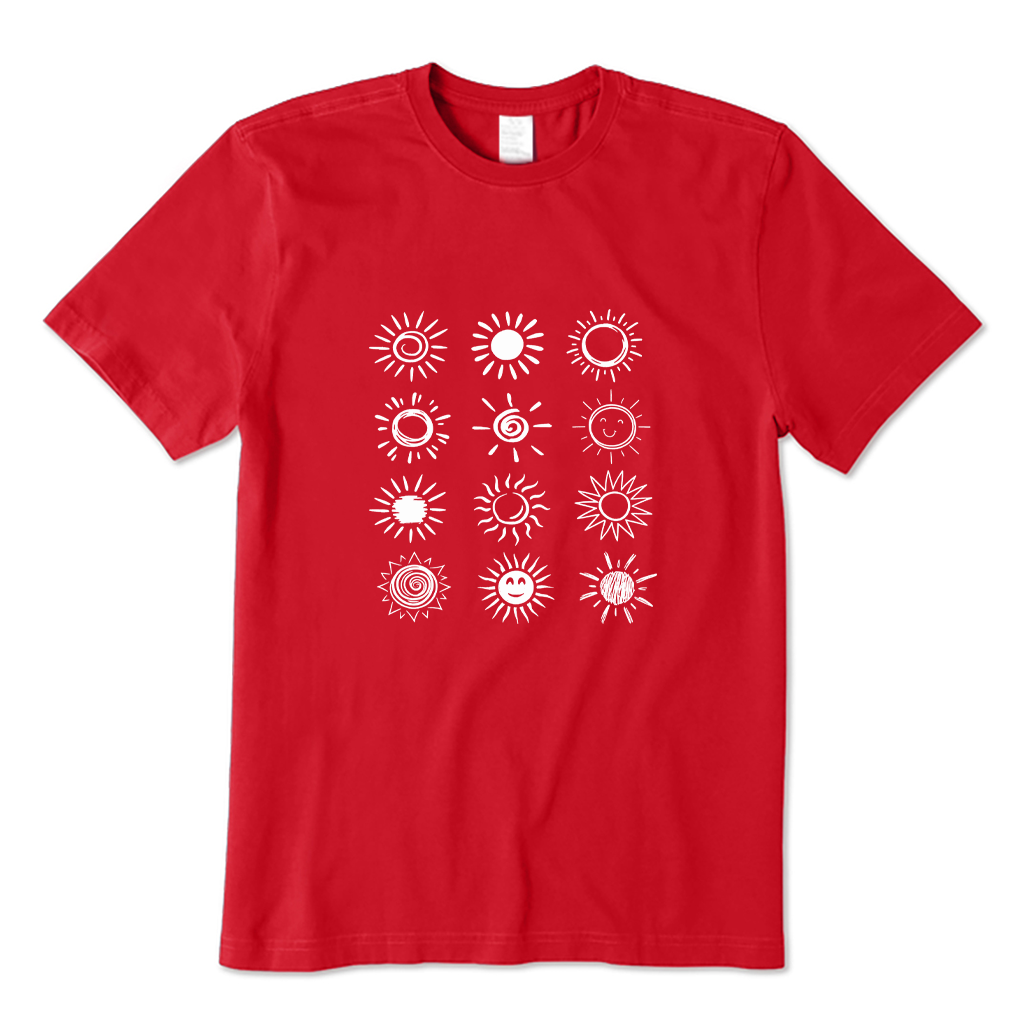 Doodle Sun Sketch Collection T-shirt