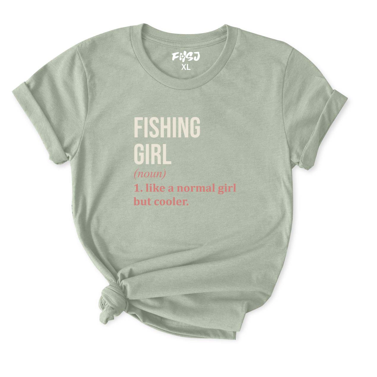 Fishing Girl Definition T-Shirt for Women