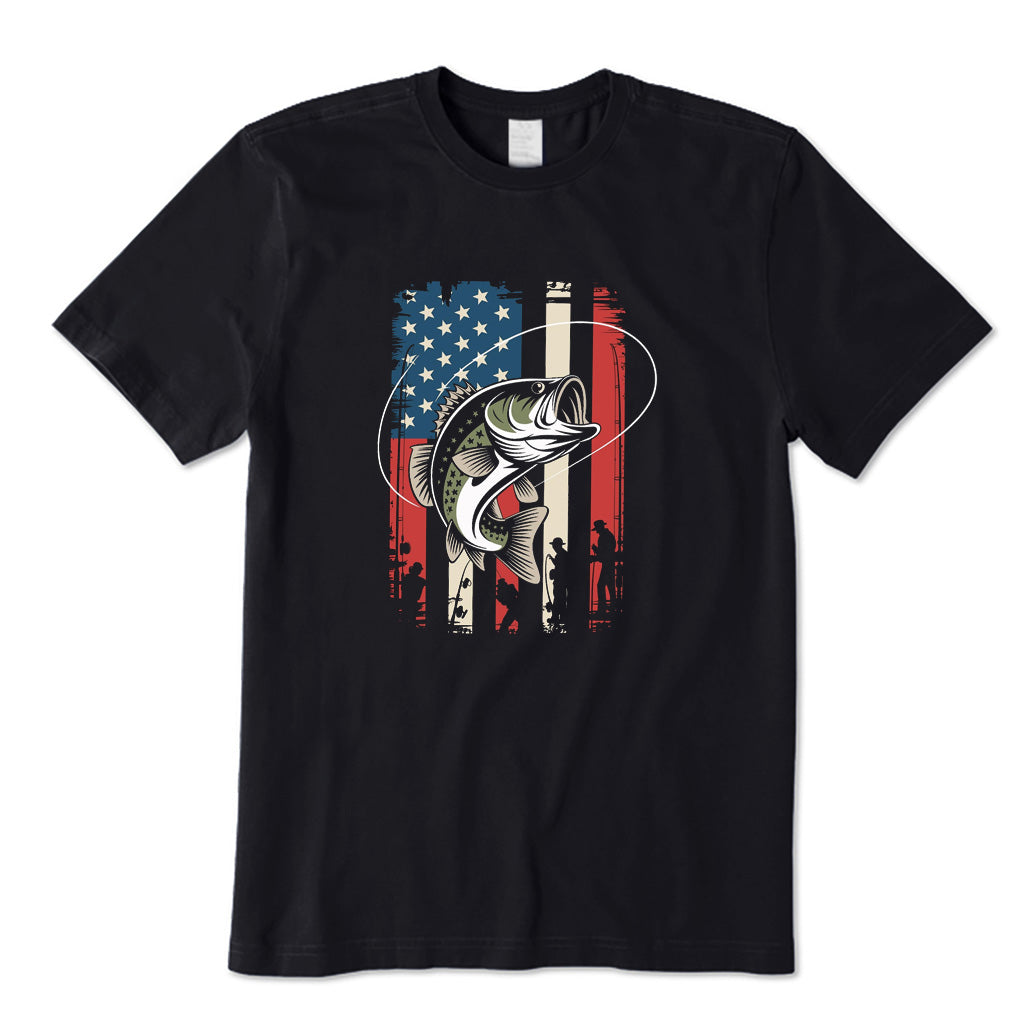 American Flag Fish T-Shirt