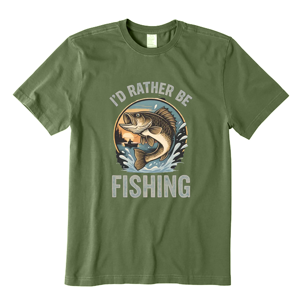 I'd Rather Be Fishing T-shirt