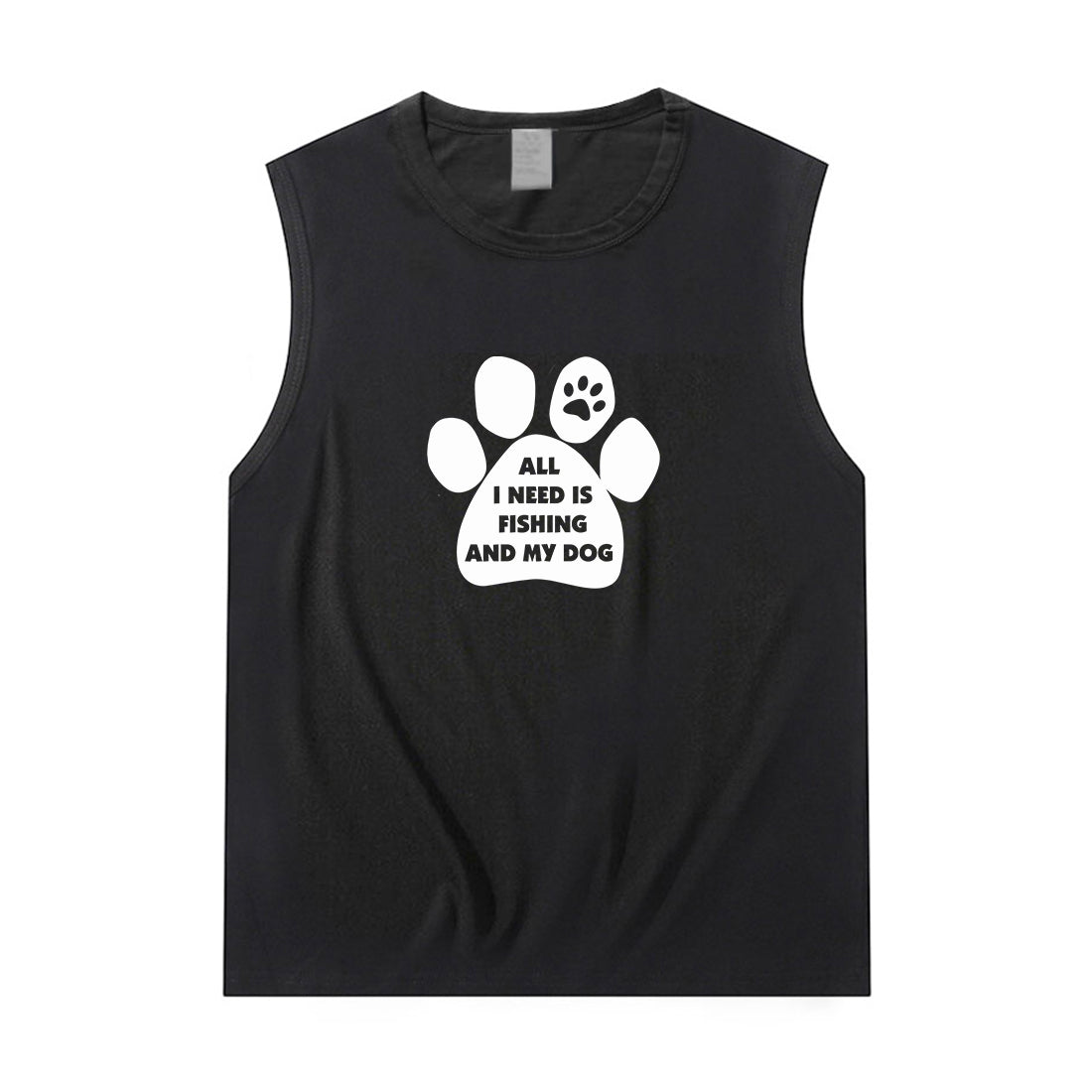 Women ALL I NEED IS FISHING AND MY DOG Tank Top