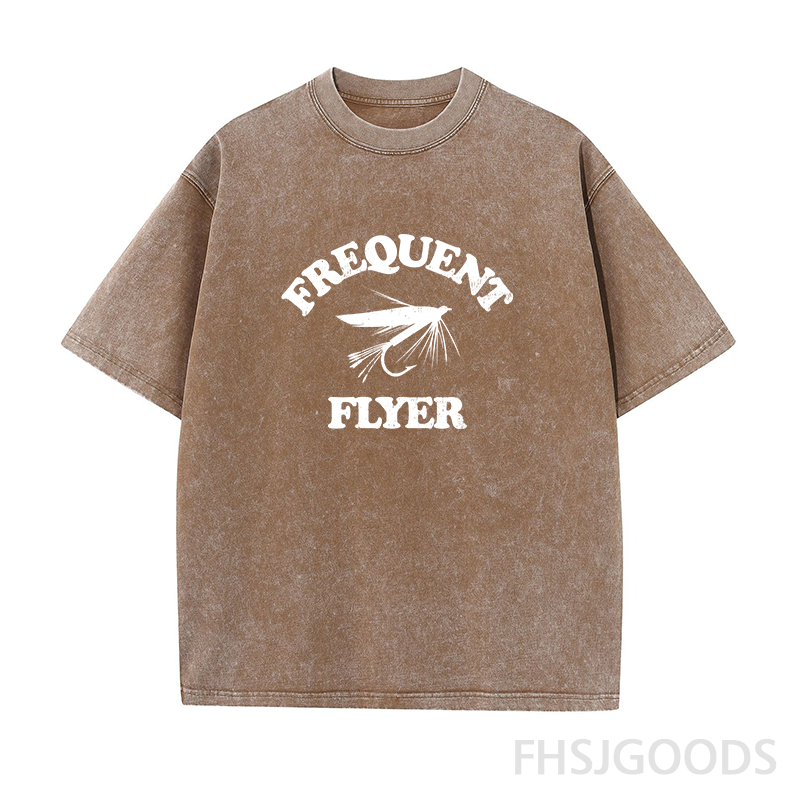 Frequent Flyer Unisex Distressed T-Shirt