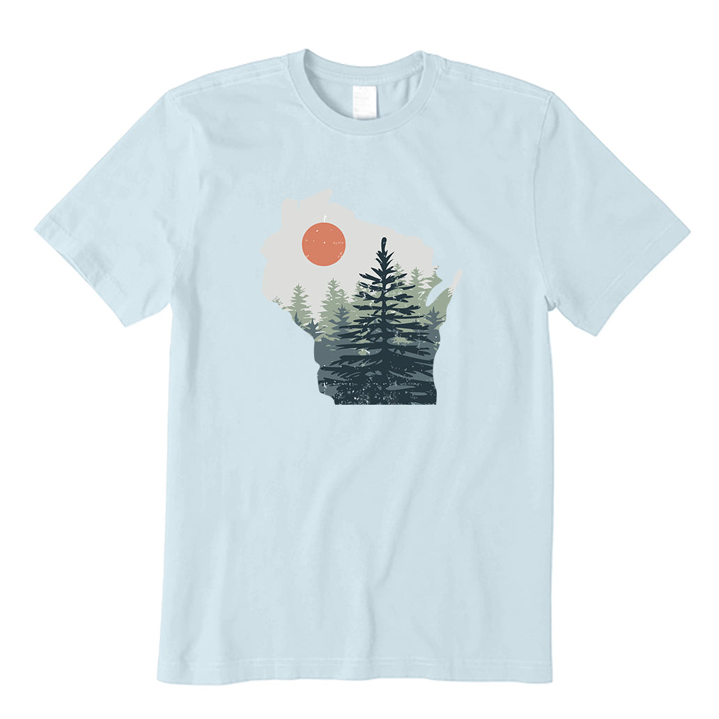 Wisconsin Pine Trees T-Shirt