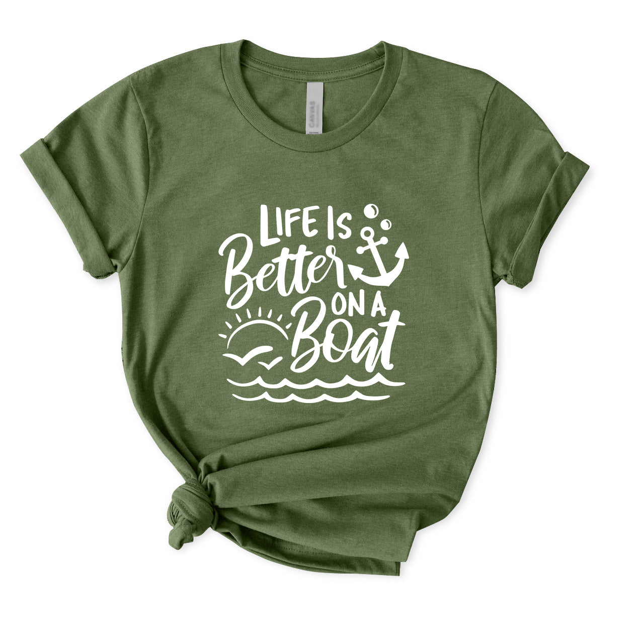 Life Is Better on A Boat T-Shirt for Women