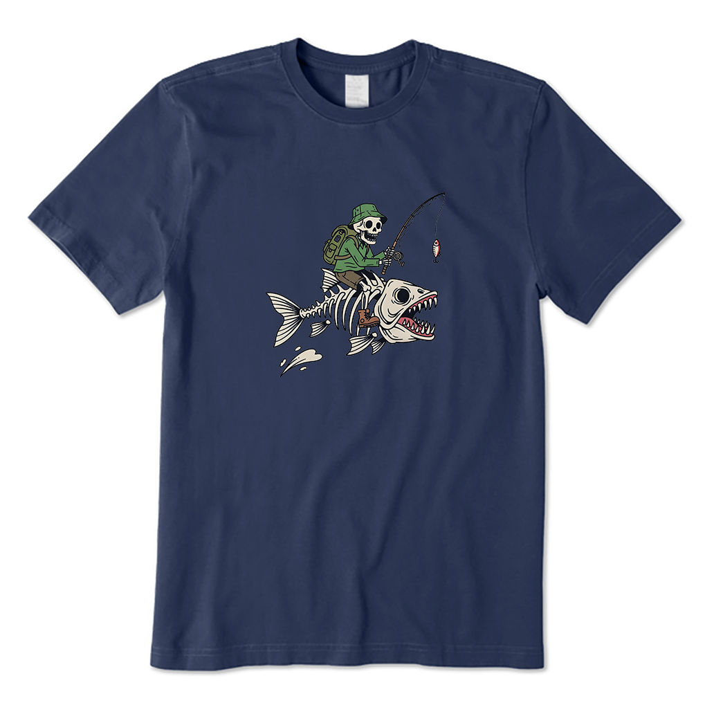 Skeleton Fisherman T-Shirt