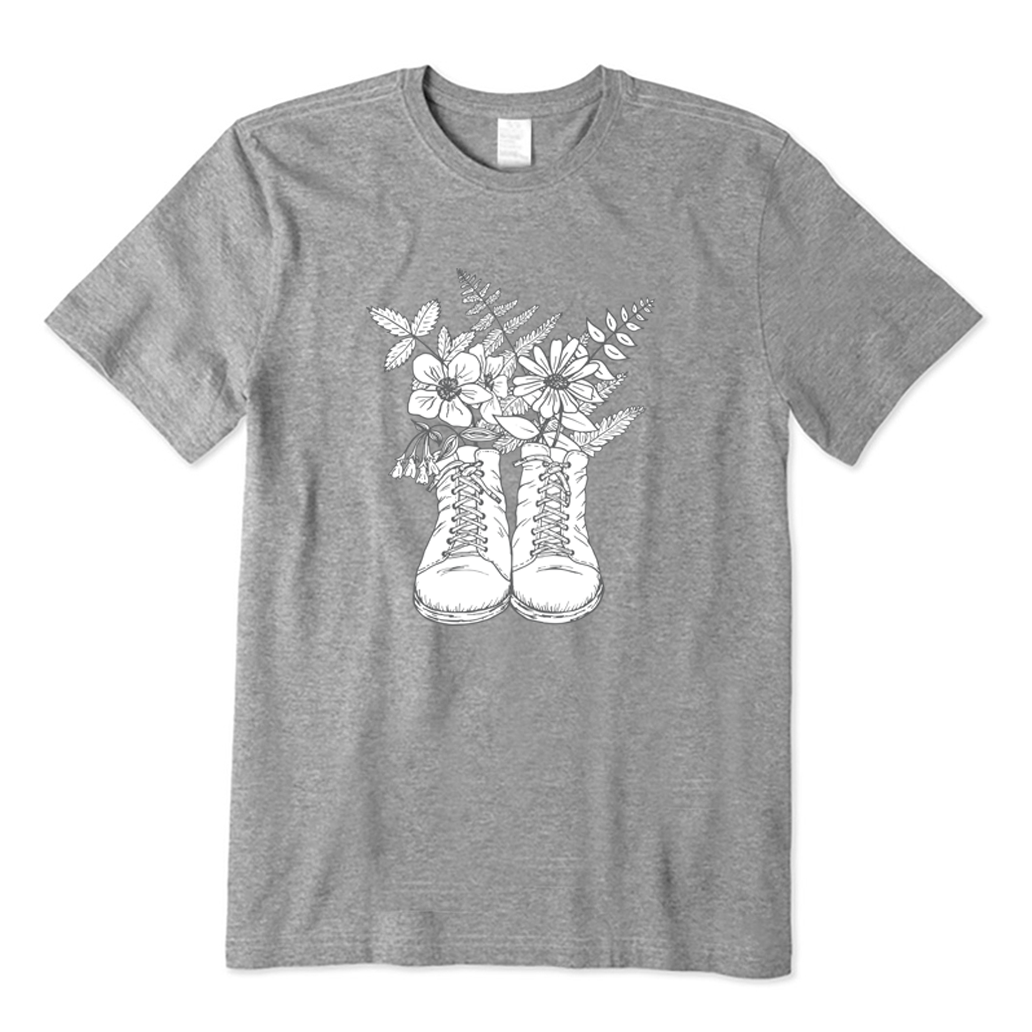 Hiking boots & Wildflowers T-Shirt