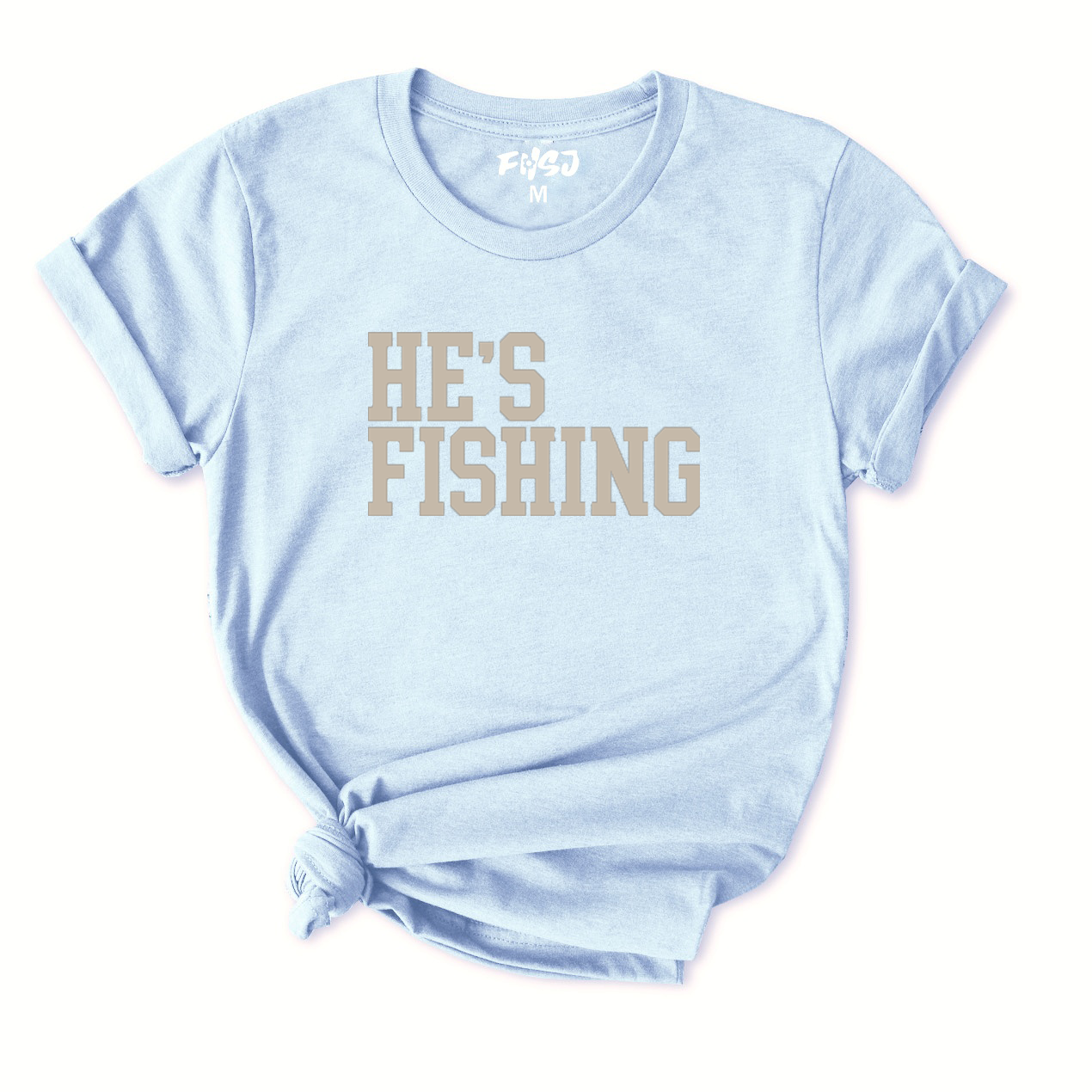 He's Fishing T-Shirt for Women