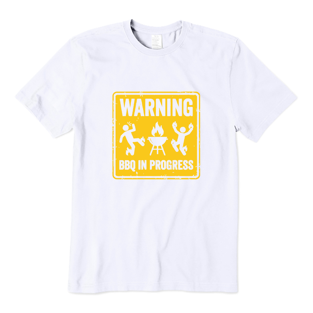 Warning BBQ In Progress T-shirt