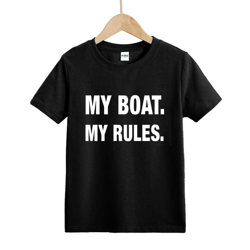 My Boat My Rules Kids T-Shirt