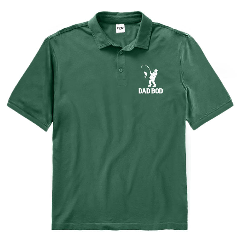 Dad Bod Fishing Polo Shirt