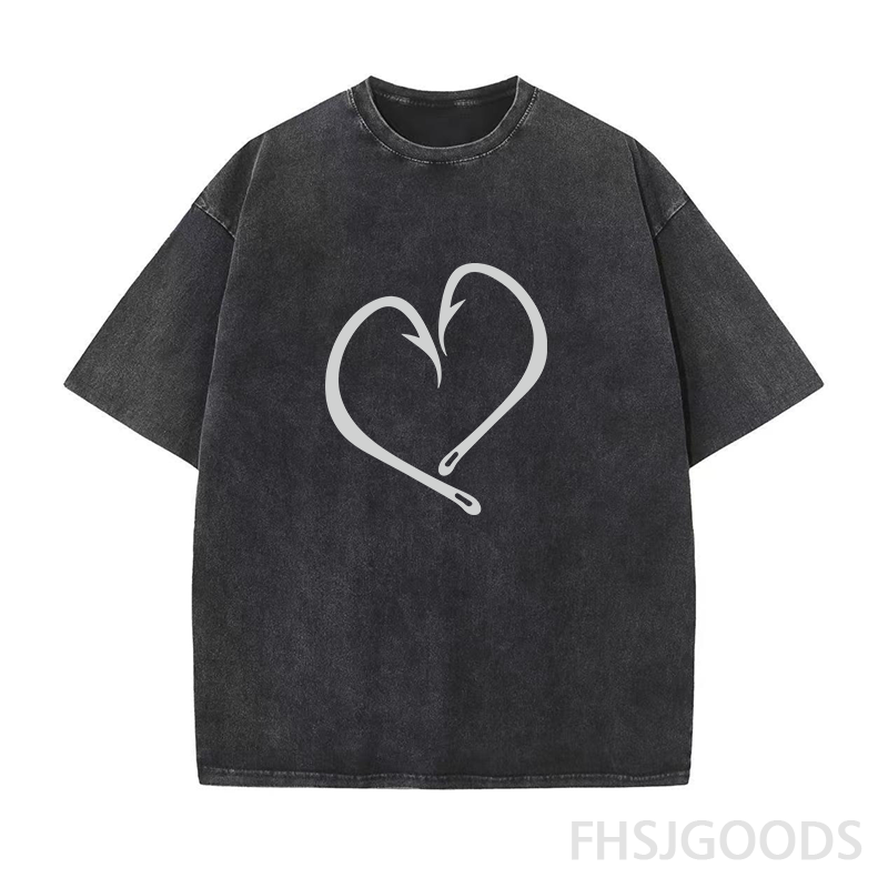 Fishing Love Unisex Distressed T-Shirt