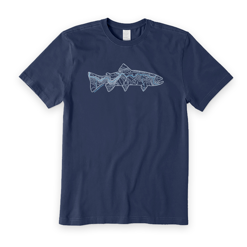 Green River Topographic Trout T-Shirt
