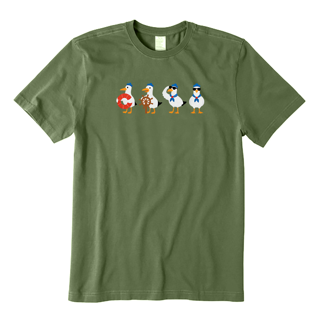 Funny Sailor Seagull T-shirt