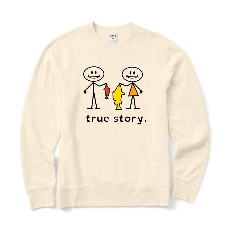True Story Fishing Crewneck Sweatshirt