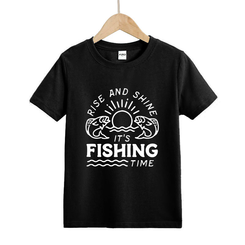 It's Fishing Time Kid's T-Shirts