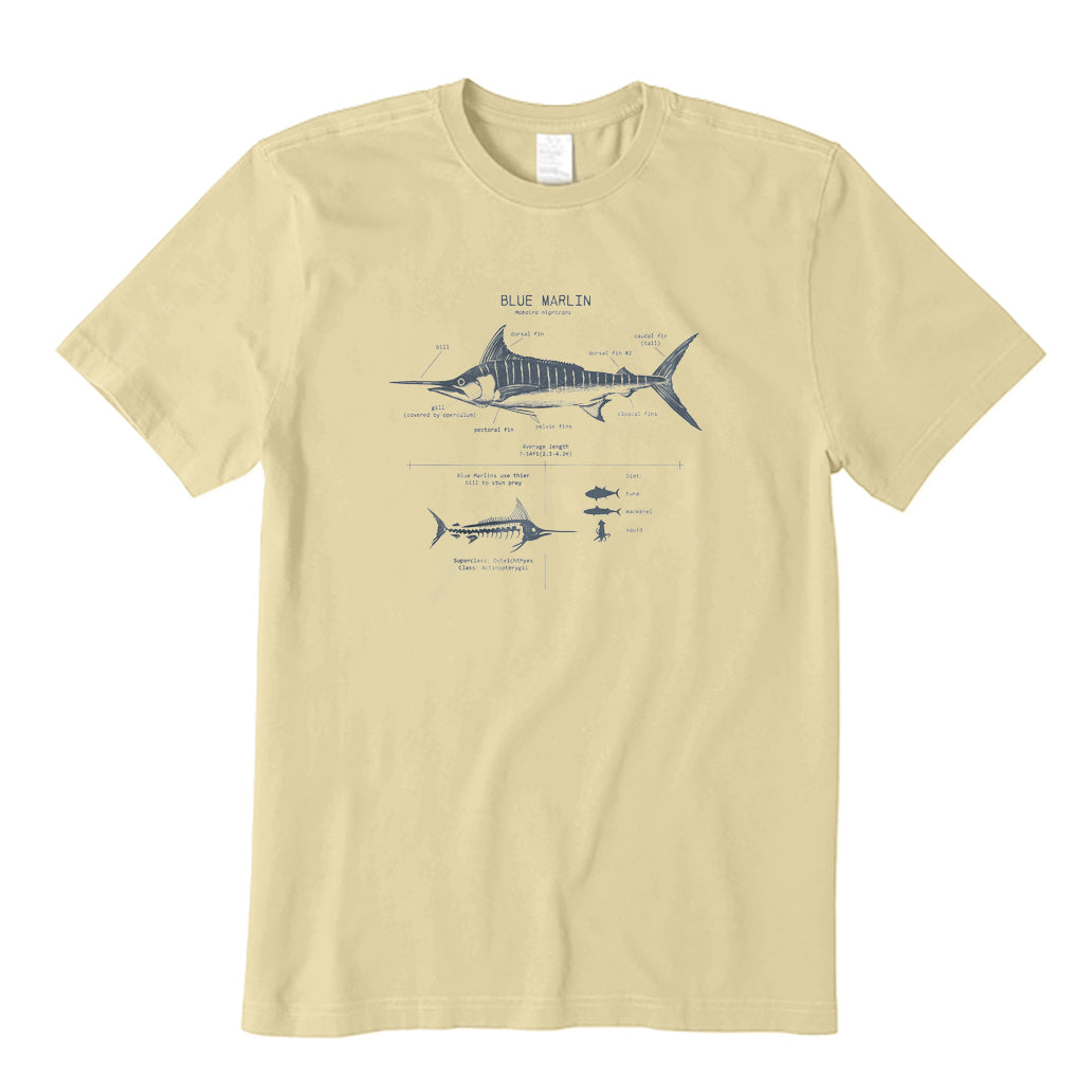 Blue Marlin Anatomy T-Shirt