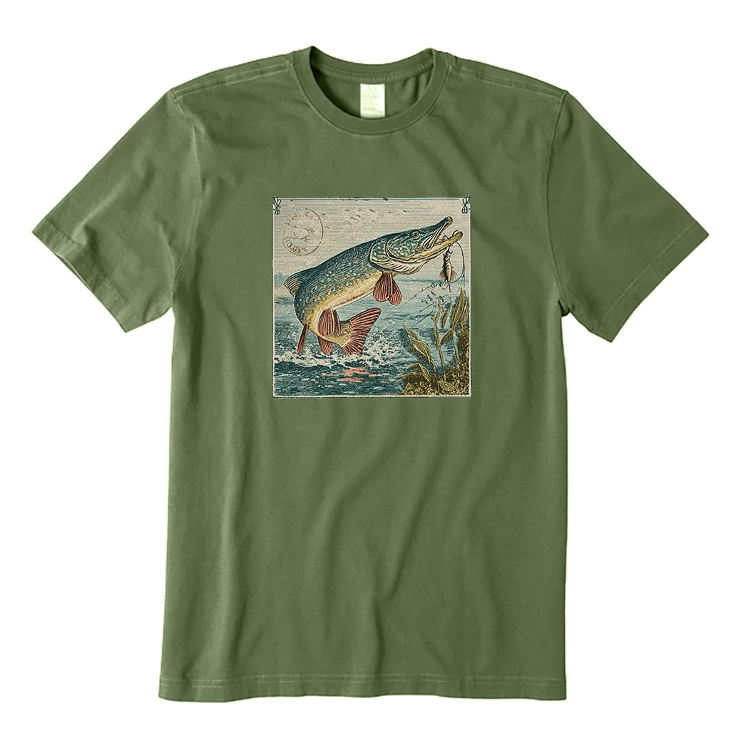 Northern Pike Fishing T-Shirt