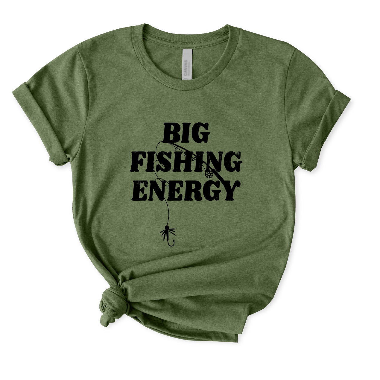 Big Fishing Energy T-Shirt FOR WOMEN