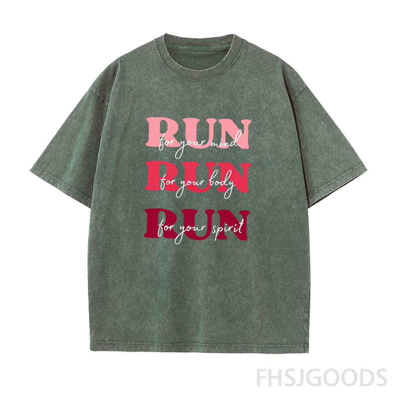 Run For Your Mind Unisex Distressed T-Shirt