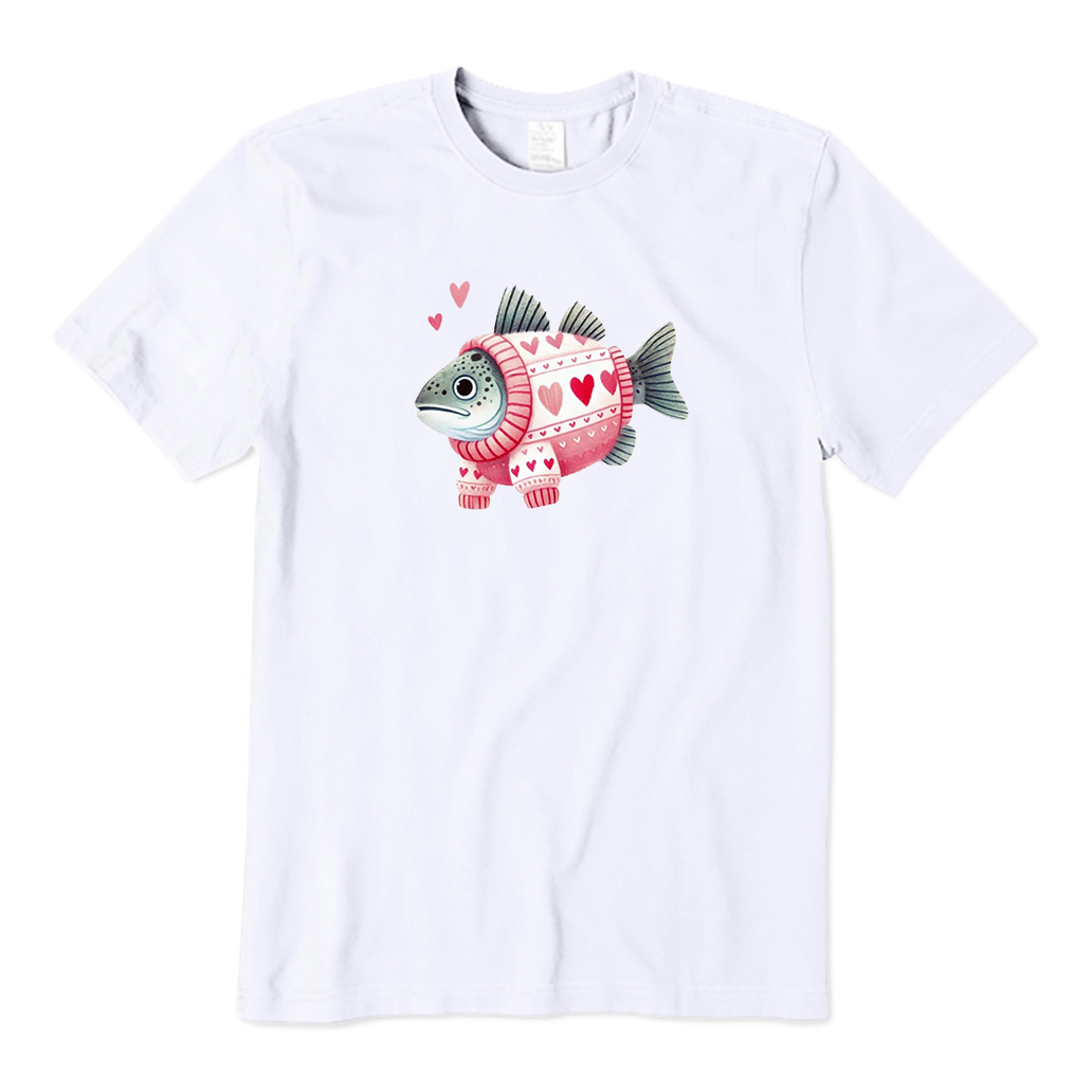 Funny Fish Valentines T-Shirt