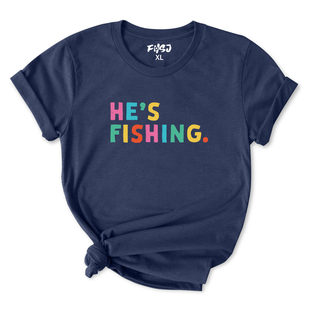 He's Fishing T-Shirt for Women