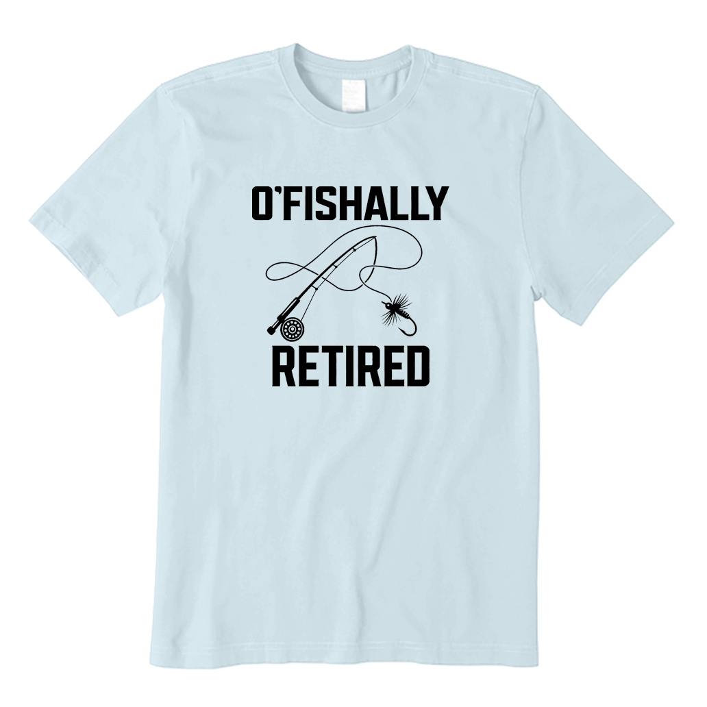 O‘fishally Retired Fly Fishing T-shirt