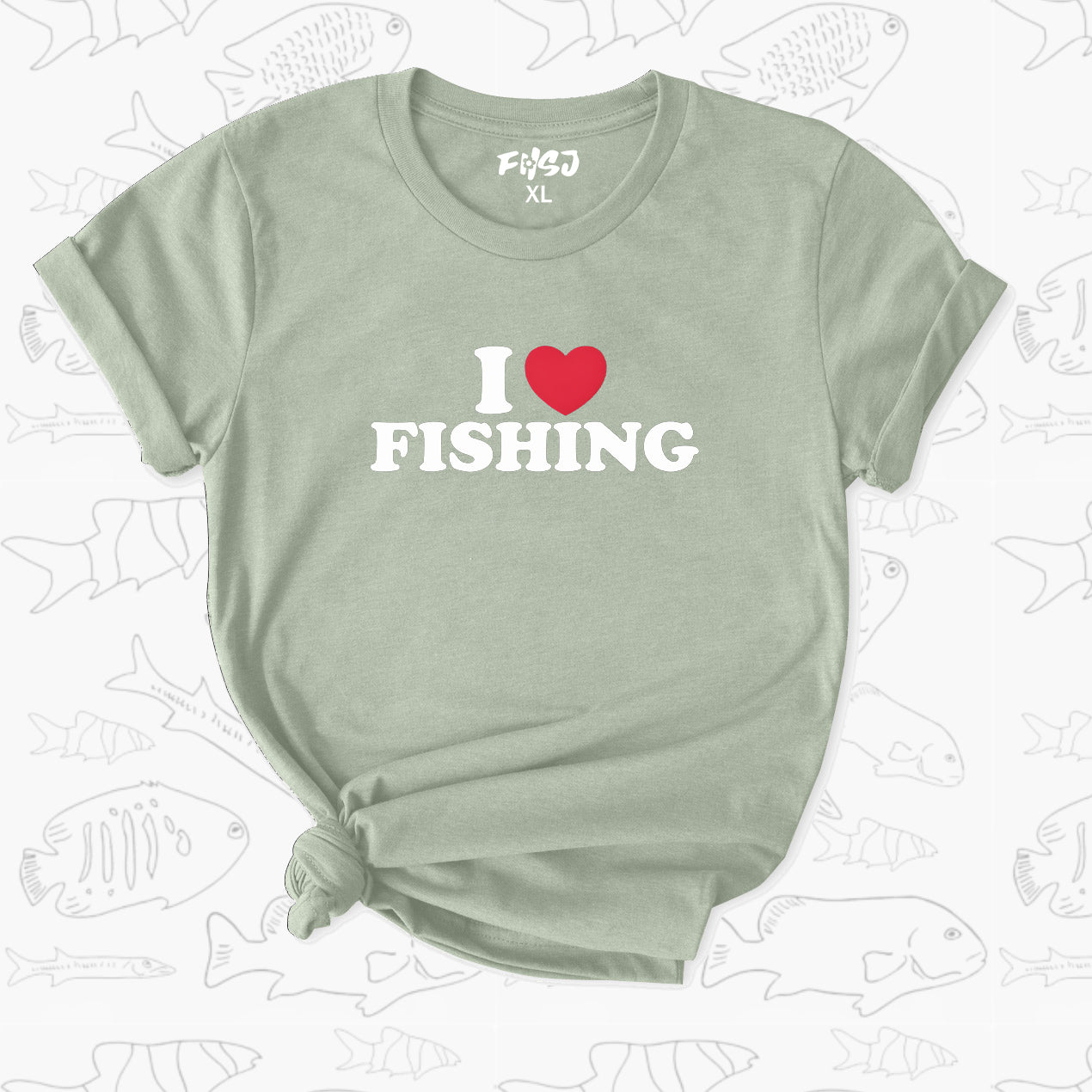 I Love Fishing T-Shirt for women